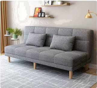 VT Foldable 2 in 1 Sofa Bed(3Seater,140cm), Dark G