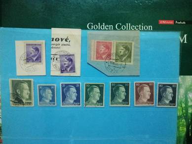 Set 1941-42 WW2 Germany 11 Stamps