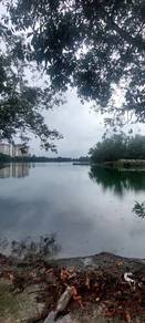 Laguna Biru, Tasik Biru Kundang Rawang, sg buloh facing lake