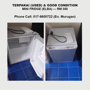 Peti Sejuk Terpakai & Kualiti Baik (Mini Fridge)