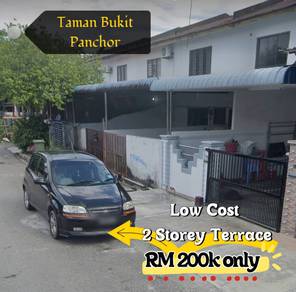 Full Loan_Low Cost_2 Storey Terrace_635sf_2 rooms_1 bath_Bukit Panchor