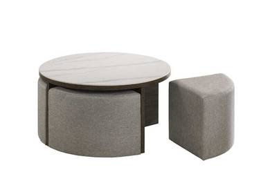 1+4 stool coffee table