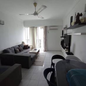 Halaman kristal 1100sf perak road fully reno 80k high floor