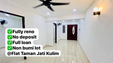 Flat Taman Jati Kulim FULLY RENOVATED HARGA MAMPU MILIK