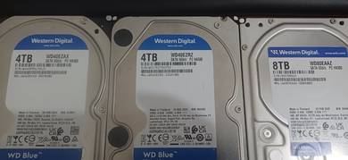 WD Blue 3.5 4TB & 8TB
