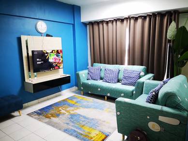 FULLY FURNISHED Brunsfield Service Apartment Shah Alam MURAH 🔥