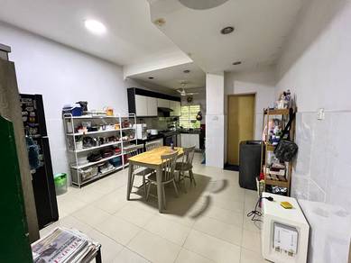 Double Storey Shah Alam Jalan Kristal Seksyen 7 for Sale Extended Reno