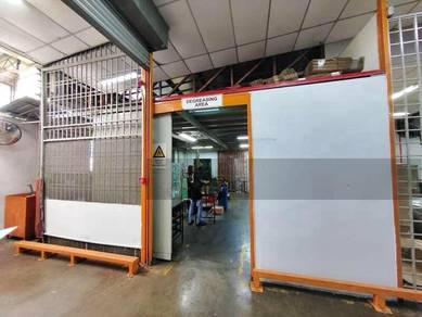 Taman Perindustrian Desa Cemerlang 1.5 Storey Semi-D Factory Corner