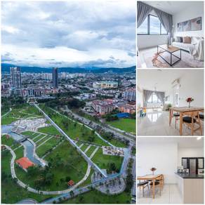 Parc 3 fully furnished renovated 3room 2parking beautiful unit