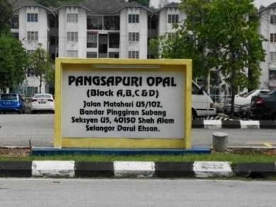 Pangsapuri 3 Bilik Tidur 2 Bilik Air Ground Floor Untuk DiSewa