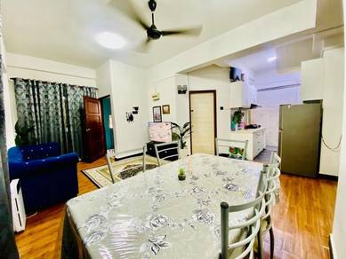 RENOVATED END LOT Pangsapuri Seri Proton Klang