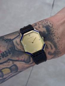 28x36mm 1980s Girard-Perregaux Gold Plated Art