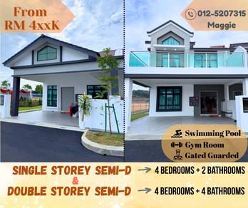 New-Semi-Detached-House-for-sale-Ayer-Keroh-Melaka