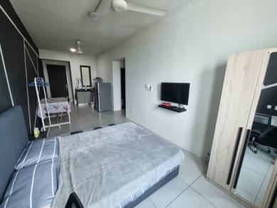 Meritus Residence Studio Rent｜Free Utilities Wifi & Furniture｜Perai
