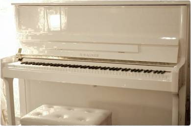 WAGNER SE-120 PW Upright Piano 10 Yrs Warranty