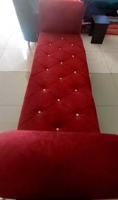 Sofa velvet LIKE NEW nak letgo murahh murahh
