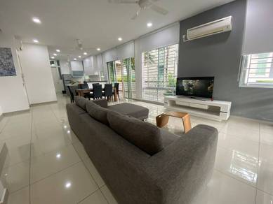 Setia Eco Cascadia, Fully Furniture, Double Storey End Lot, For Rent