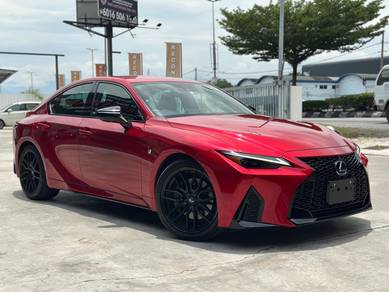 BEST UNREG 2023 LEXUS IS300 F-Sport Eminent Red