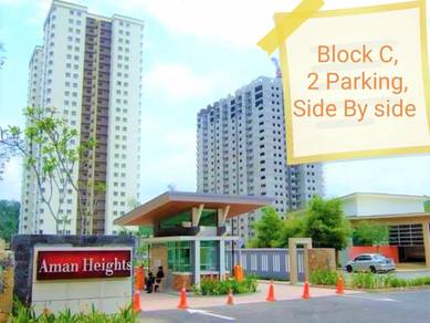Aman Heights Condo,Seri Kembangan-Freehold(2 parking Lot side by side)