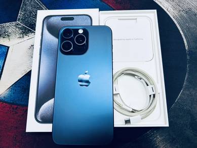 IPHONE 15 PRO MAX 512GB BLUE TITANIUM ORIGINAL SEt