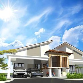 Simpang Pulai-Gopeng rumah setingkat cantik & besar, Full Loan
