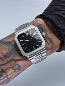 Custom Seiko Mod 44mm No Logo Black Cubitus Automa