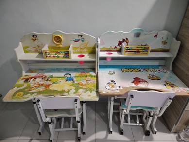 Children study desk with chair