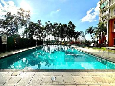 Partially Furnished Unit @ Casa Tebrau, Seri Palma, Taman Delima