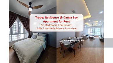 Fully Furnished Unit, Pool View @ Tropez Residences, Danga Bay, Johor