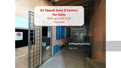 1.5 Storey Semi D Factory, Freehold & Non Bumi @ Taman Tan Sri Yaacob