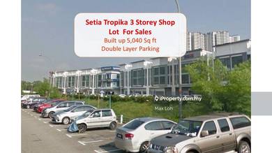 3-Storey Shop Lot, Freehold & Bumi Lot @ Taman Setia Tropika, Johor