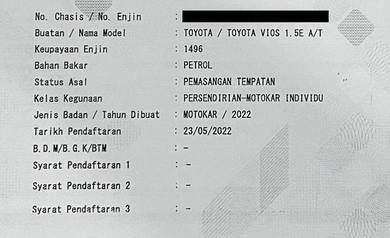 Toyota VIOS 1.5 E (A) [FSR TOYOTA, 360 PVM]