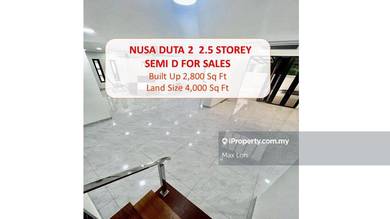 Nusa Duta 2 2.5 Storey Semi Detached House @ Iskandar Puteri Nusajaya