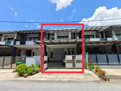 Partitally furnished House For Rent-Tmn Rakyat Mergong