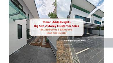 Taman Adda Heights 2-Storey Cluster ML2274, Freehold @ Tebrau, Johor