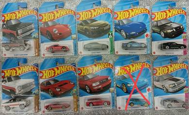 Hotwheels Mainline Card