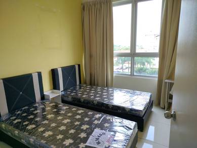 Nice Twin Bed Room with Balcony FOR RENT @ EPIC RESIDENCE Johor Bahru