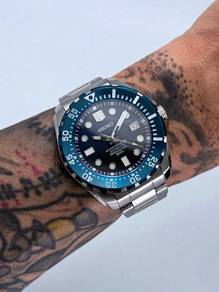 Custom Seiko Mod 42mm Dark Blue Baby Monster Auto
