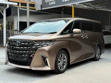 K MILEAGE 2024 Toyota ALPHARD 2.5 Z HUD BRONZE