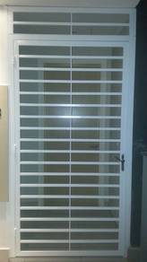 main door grille with midl steel