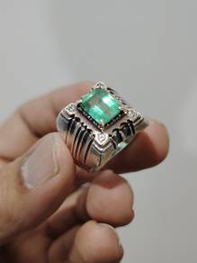 Cincin Zamrud Muzo Colombia Ikat Suasa