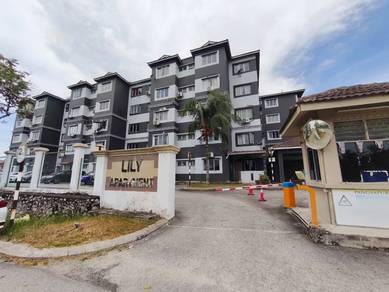 Lily Apartment Saujana Utama Sg Buloh For Sale { Kitchen Cabinet Ready