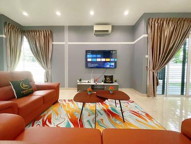 2 Storey Semi D House Perjiranan 12 Bandar Dato Onn Fully Furnished
