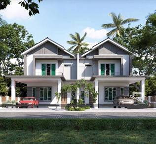 (Tapang,Panji) 2 Unit Semi-d Vvip Modern Design ,kawasan Bebas Banjir