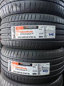 2025 Tayar baru 245 40 18 Hankook ventus prime 4