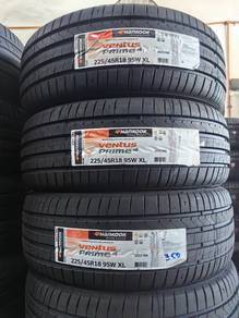 2025 Tayar baru 225 45 18 Hankook ventus prime 4