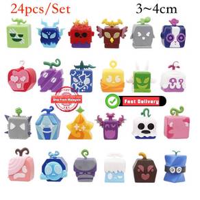 Blox Fruit Wiki Cake Topper Game Figures 24pcs