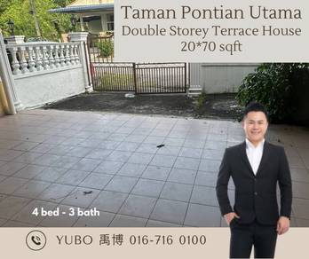Taman Pontian Utama @Pontian Double Storey Terraced House