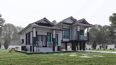 Banglo Spilit Level di Belakang Sek Bt30 Machang