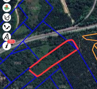 TANAH SEBELAH LEBUHRAYA PTP untuk DIJUAL